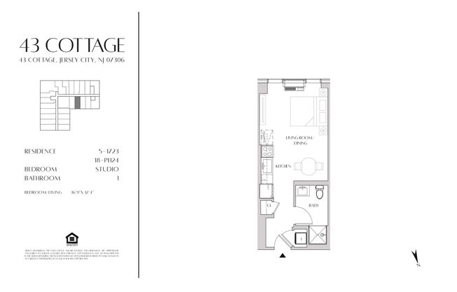 Studio, 1 bath, 367 sqft, $2,375, Unit 612