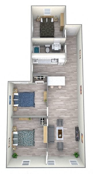 3 beds, 1 bath, $5,200