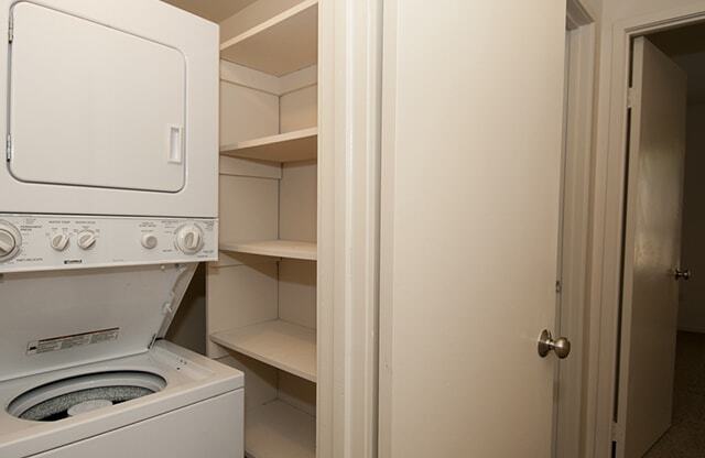 stacked Washer and Dryer