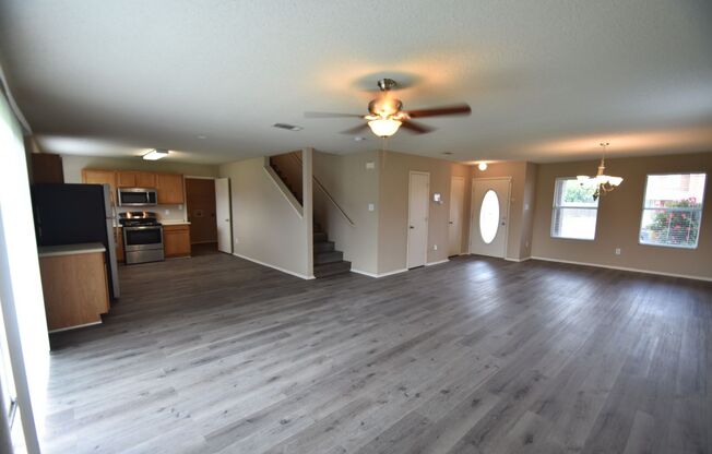 Luxury vinyl planks installed throughout entire home!