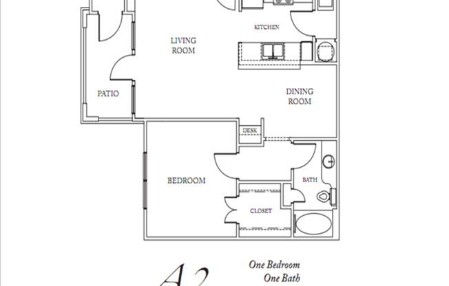 1 bed, 1 bath, 752 sqft, $1,299, Unit 01309