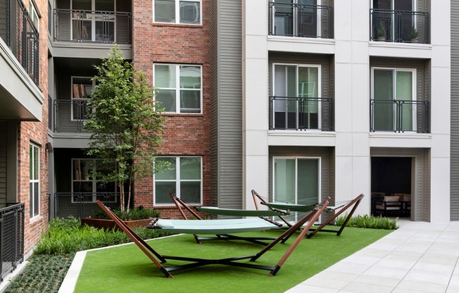 Recreation Courtyard with Cornhole + BBQ Grill
