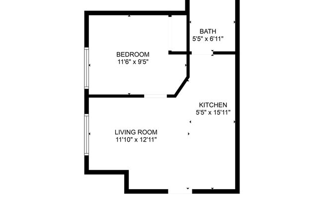 1 bed, 1 bath, 425 sqft, $999, Unit 3030 - i1B