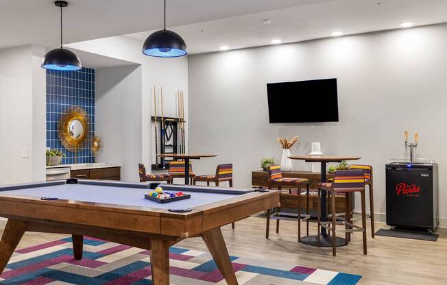 Rhythm Billiards Lounge with Cold Brew on Tap