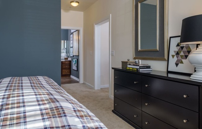 Bedroom with Private Bath at Abberly Square Apartment Homes, Waldorf