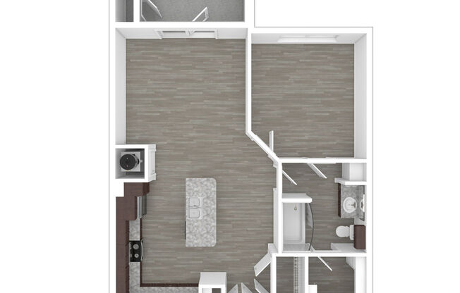 1 bed, 1 bath, 804 sqft, $1,277