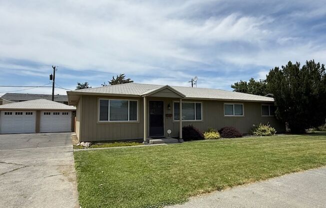 3 Bedroom 1.25 Bath with 2 car garage