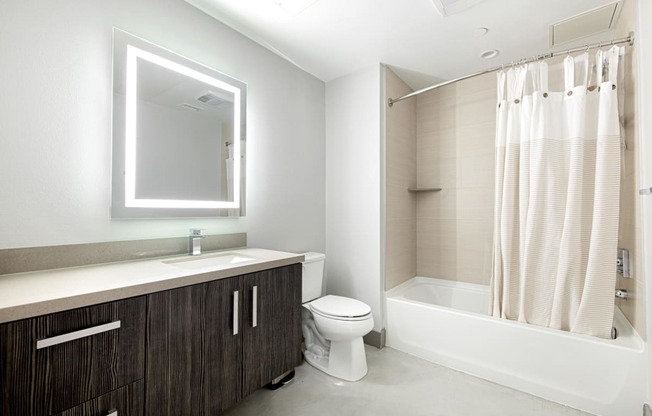 Luxurious Bathrooms at The Mansfield at Miracle Mile, Los Angeles, CA