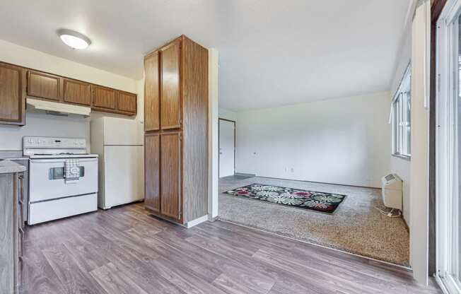 Kitchen and Living Room