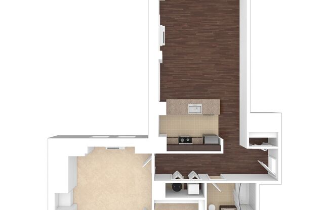 1 bed, 1 bath, 1,136 sqft, $2,645, Unit P-0212