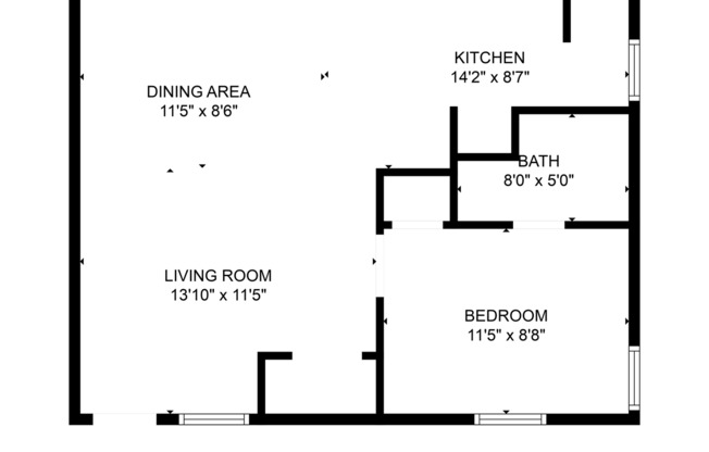 1 bed, 1 bath, 515 sqft, $1,195, Unit Apt 6