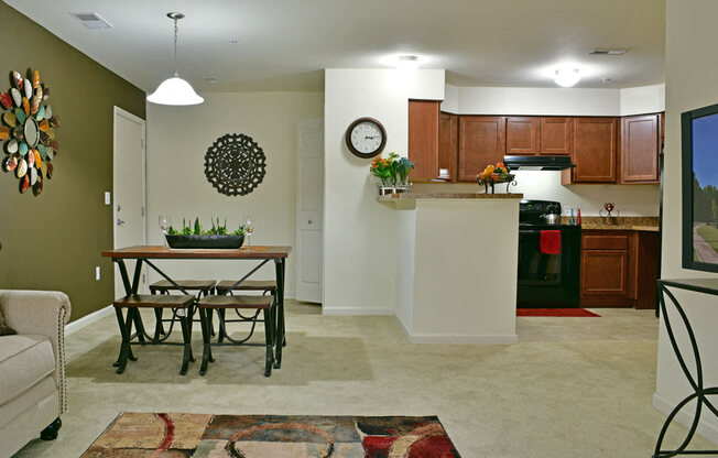 Open Concept Living Area at Irene Woods Apartments, Collierville, 38017