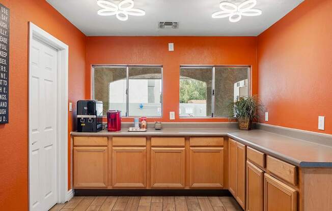 Clubhouse Kitchen at Villa Toscana Apartments in Phoenix Arizona