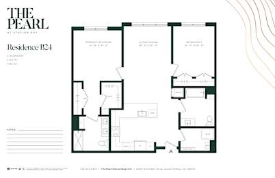 2 beds, 2 baths, $3,540