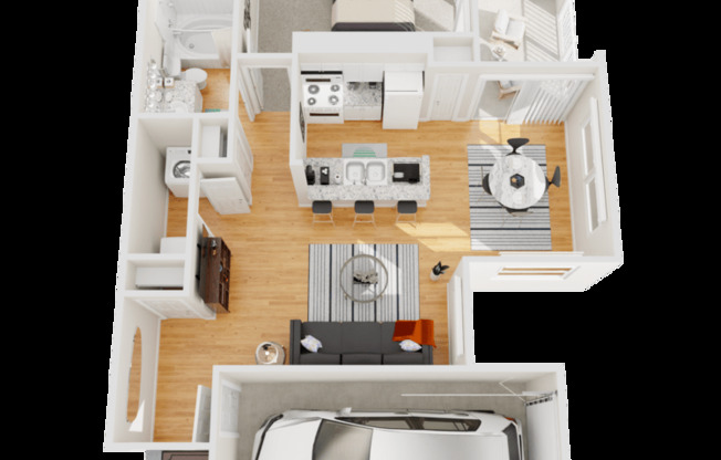 1 bed, 1 bath, 808 sqft, $1,684