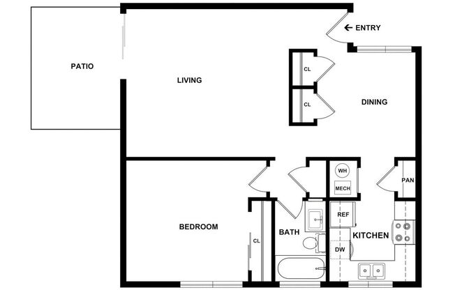 1 bed, 1 bath, 756 sqft, $1,775