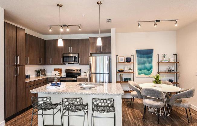 Chef-Style Kitchens at The Morgan Luxury Apartments in Orlando, FL