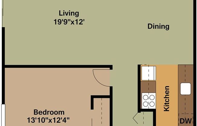 1 bed, 1 bath, 800 sqft, $975, Unit 4820 Indian Hills Dr., #7, Mount Pleasant, WI 53406