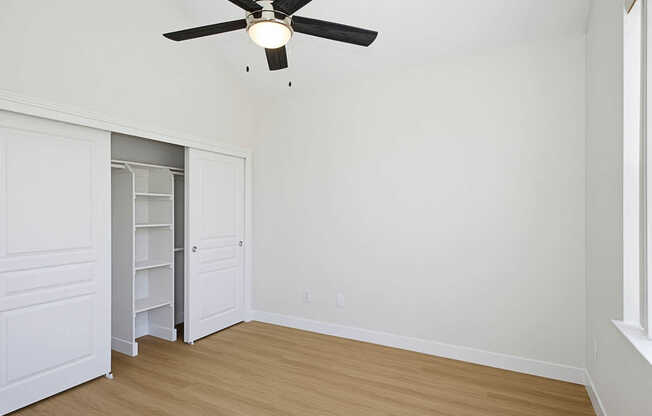 Bedroom with Hard Surface Flooring