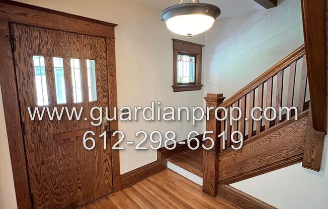 Mac Groveland House Available August 1, Full Dining Room, Original Woodwork, Bonus Rooms, 2 Car Garage