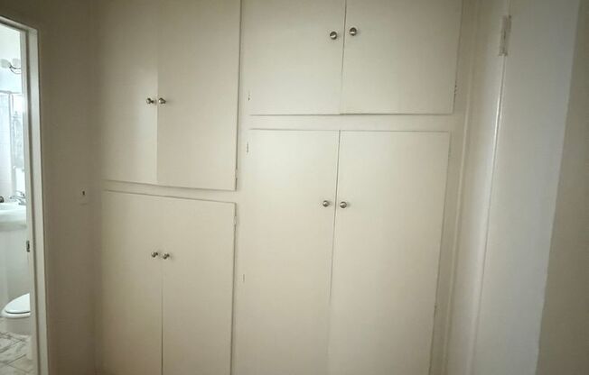 Fresh 2 bedroom 1 bath upper unit ready to rent! Small garage included!.