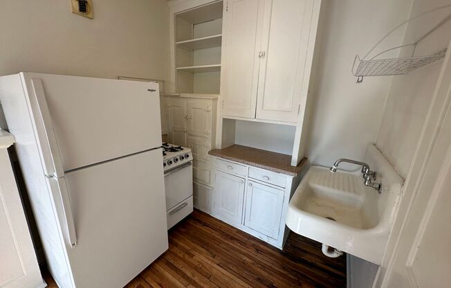 Studio, 1 bath, 445 sqft, $985, Unit 107