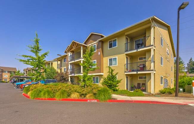 Exterior of building, 3 story