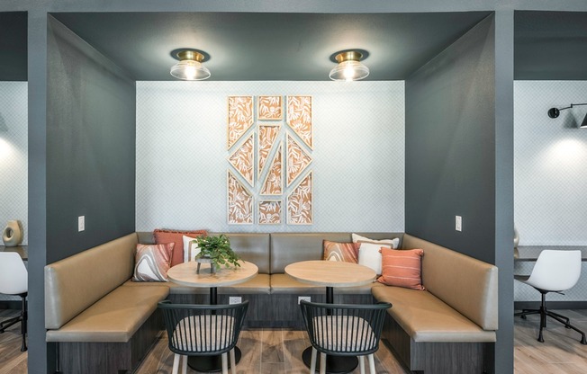 Boost your productivity at Modera Georgetown's coworking space, where innovation meets comfort. With access to private conference rooms, elevate your work game in style.