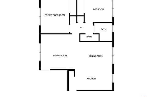 2 beds, 1.5 baths, 867 sqft, $2,800, Unit 4