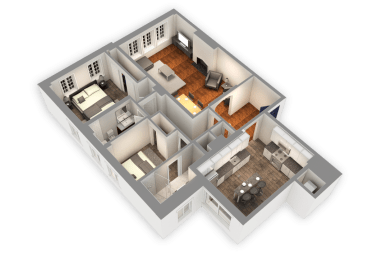 2 beds, 2 baths, 1,322 sqft, $2,220