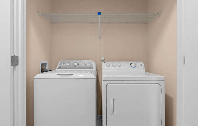 In-home Washer and Dryer