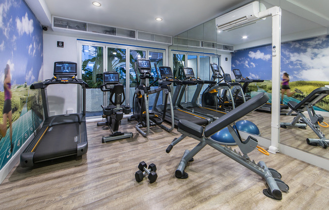 Stay fit in our upgraded fitness center