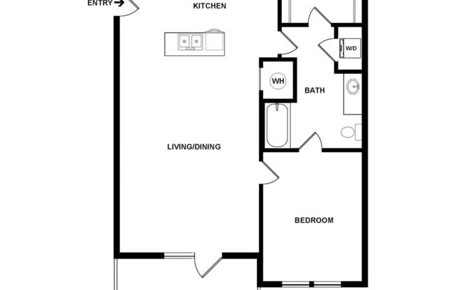 1 bed, 1 bath, 758 sqft, $1,474