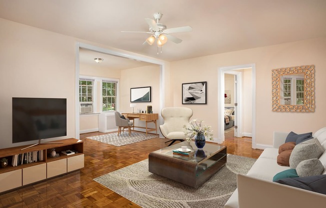 Modern Living Room at Miramar, Washington