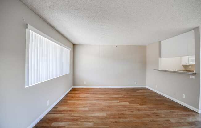 The Palms Apartments Empty Apartment Living Room