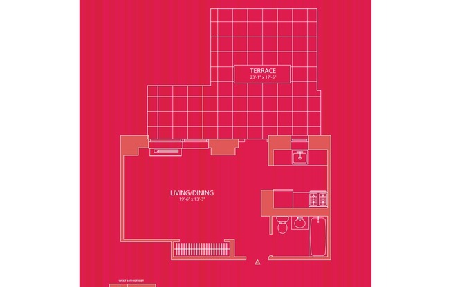 Studio, 1 bath, $3,675, Unit 203