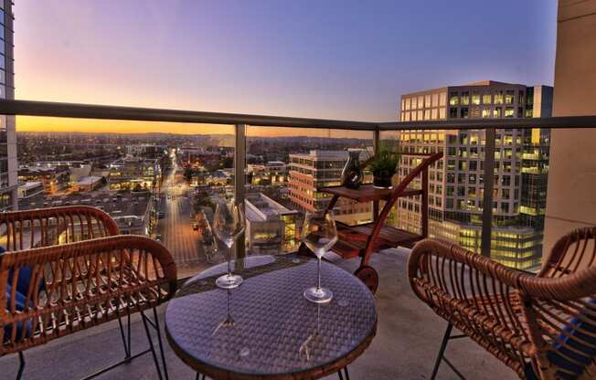 Unwind on your private balcony overlooking downtown Austin, at THE MONARCH BY WINDSOR, 801 West Fifth Street, Austin, TX