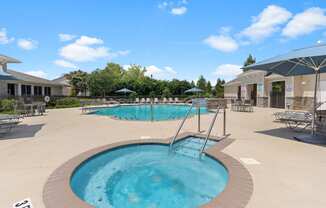 take a dip in our resort style hot tubs