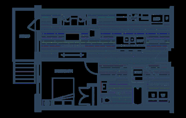 1 bed, 1 bath, 740 sqft, $1,650, Unit 1102