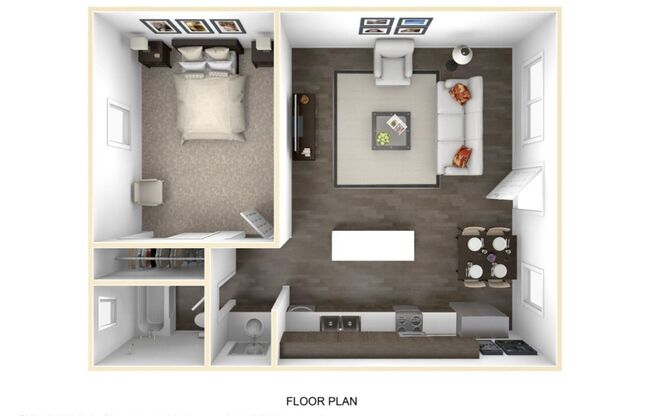 1 bed, 1 bath, 550 sqft, $1,295, Unit 5