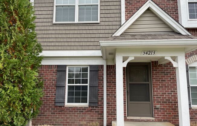 Shelby Township 2-Bedroom, 2- Baths, 1-car attached garage with private balcony