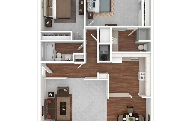 2 beds, 2 baths, 1,241 sqft, $3,370