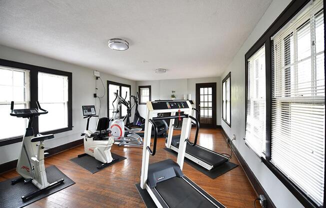 View of Silvertree Apartments Gym Showing Cardio Equipment