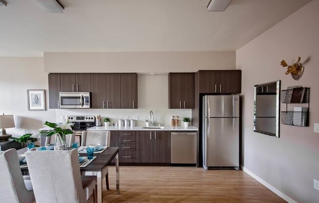 North Hollow Apartments Model Dining Room