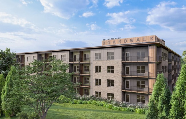 Exterior View at Boardwalk at Research Park, Huntsville, AL, 35811