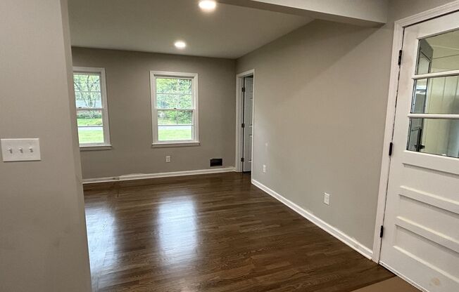 JUST LIKE NEW! Landlord just finishing up doing a total remodel on this 3 bedroom/2 bath home with large outbuilding.