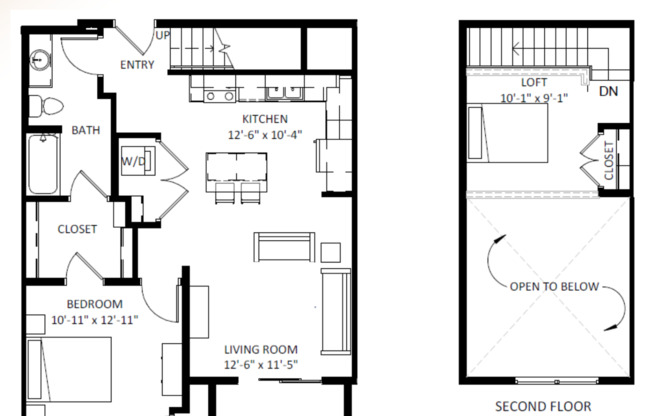 2 beds, 1 bath, 1,090 sqft, $2,095, Unit 5604-405