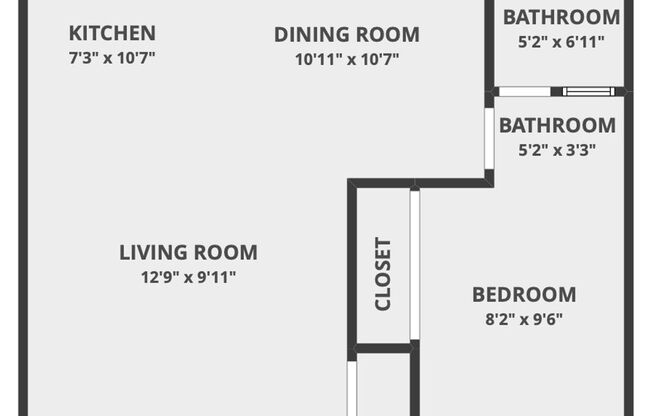 1 bed, 1 bath, $1,050, Unit 751