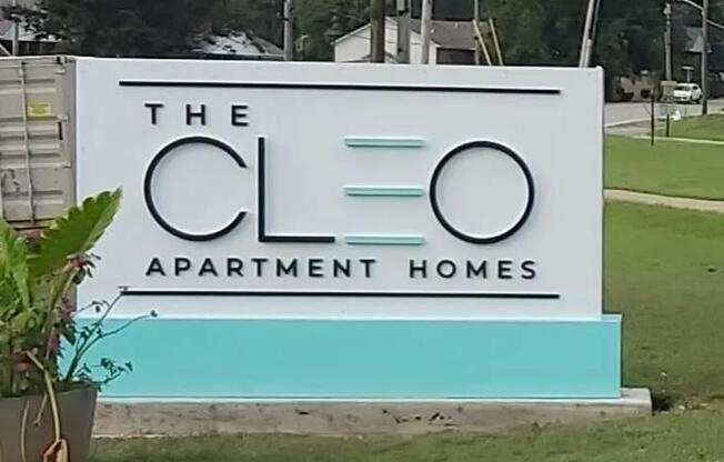Entry Signage at Cleo Apartments, Alabama, 35611