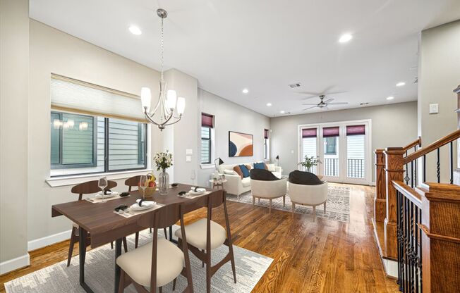 Midtown Townhouse for Lease Move-in Ready